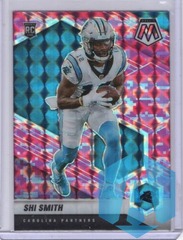 2021 Panini Mosaic Pink Camo Prizm Rookie #391 Shi Smith Carolina Panthers